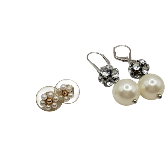 Elegant Faux Pearl Earring Bundle 8 Piece - Picture 5 of 8
